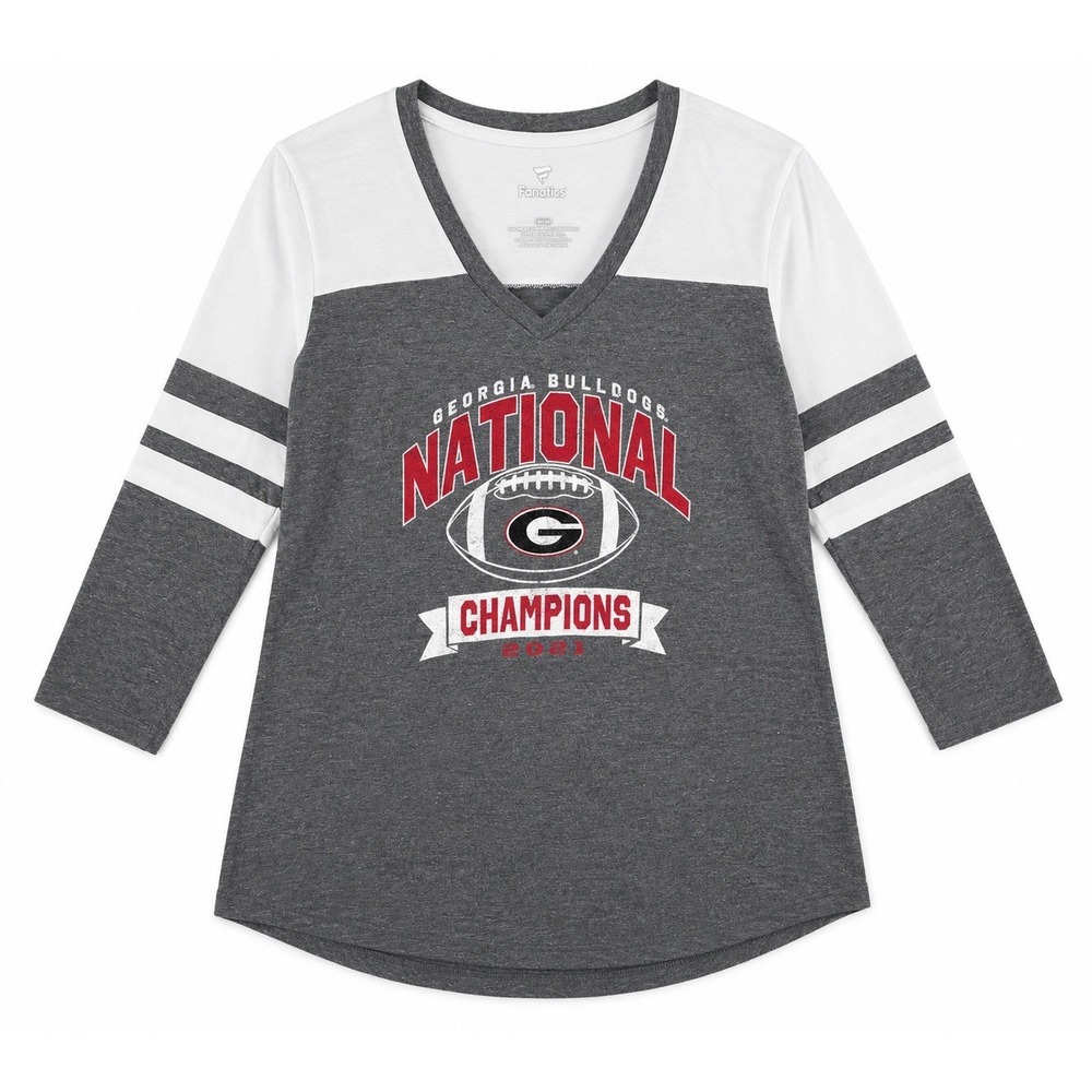 UGA Georgia Bulldogs 2021 National Champions Tee Womens M Game Day Football
